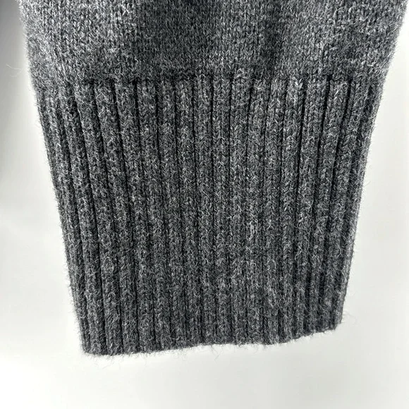 Eddie Bauer Cotton Cashmere Cardigan Sweater Men’s Size Medium in Charcoal Gray